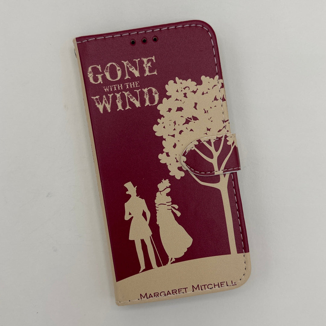 The front of a phone case inspired by Gone With the Wind by Margaret Mitchell.