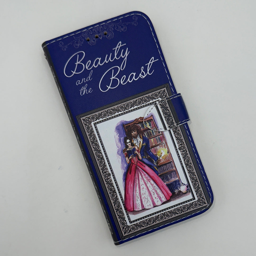 The front cover of a phone case inspired by Beauty and the Beast by Gabrielle-Suzanne de Villeneuve.