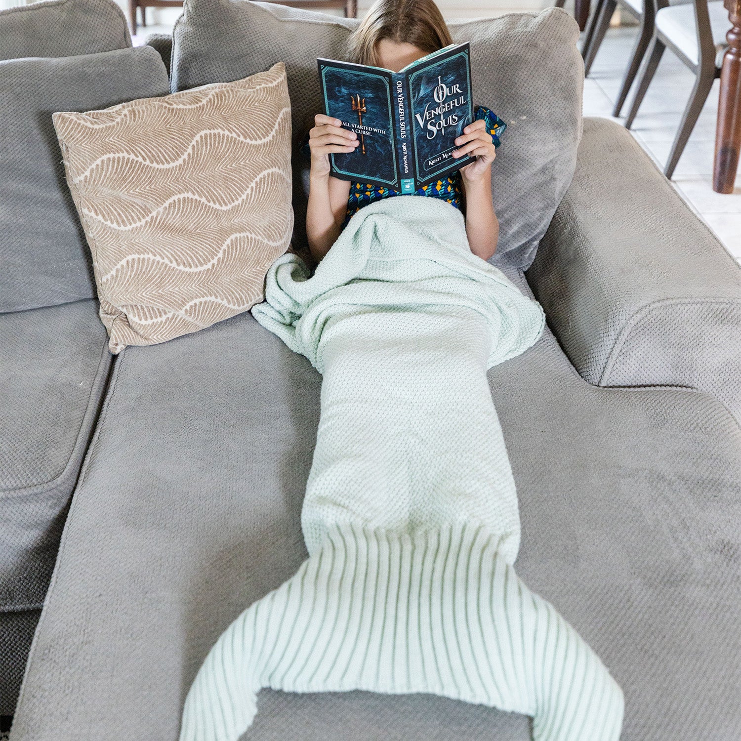 Ursula Awakens Mermaid Tail Blanket Once Upon a Book Club