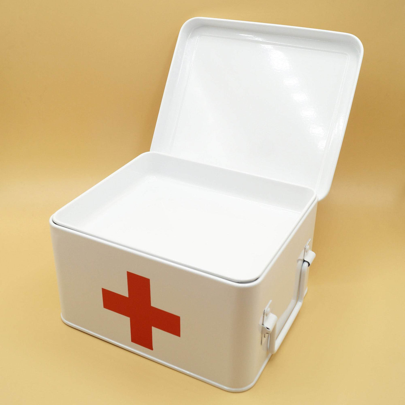 white first aid box